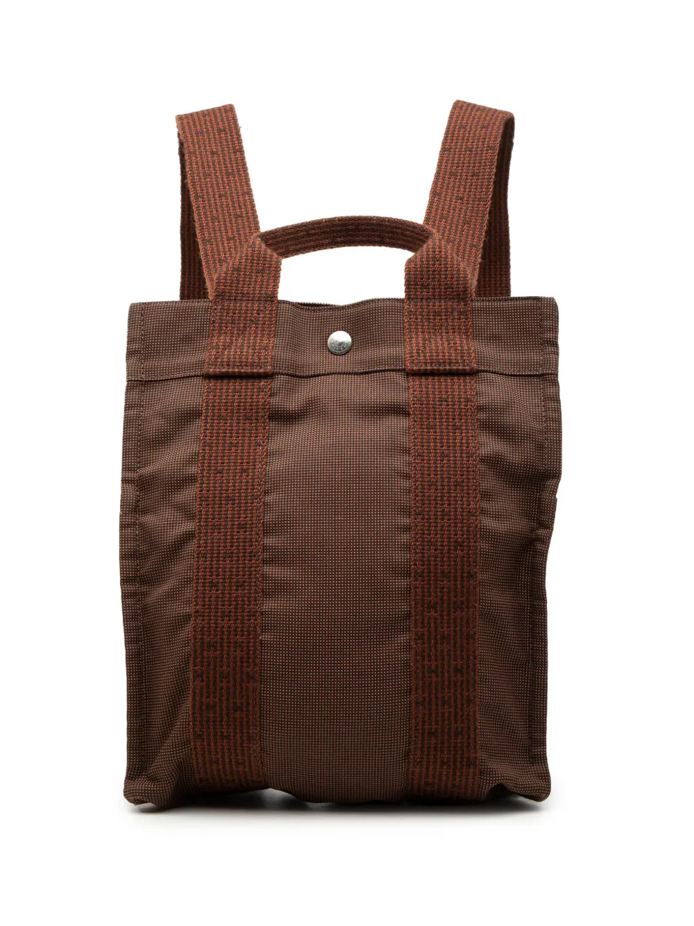 Hermès Pre-Owned 1990-2010 Canvas Herline PM backpack - Marrone