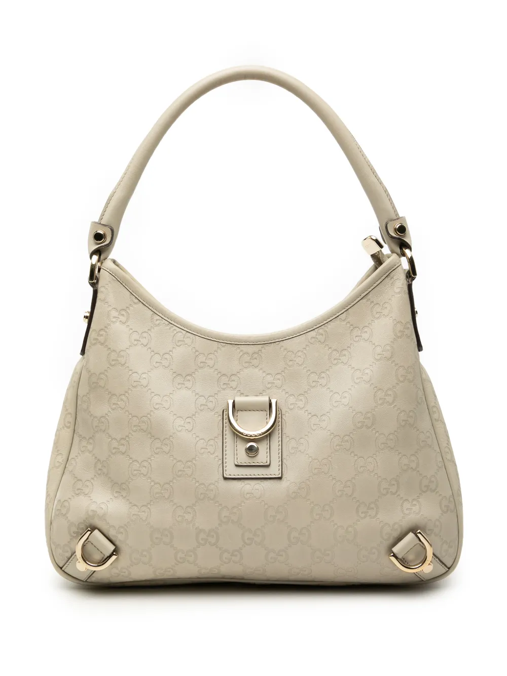 Gucci Pre-Owned 2000-2015 Guccissima Abbey D Ring shoulder bag - Marrone