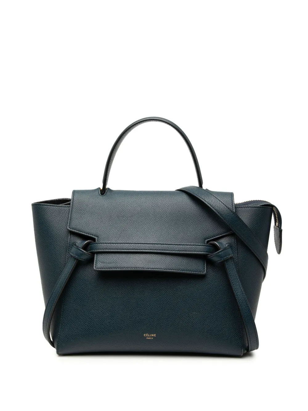 Celine Pre-Owned 2017 Micro Grained Calfskin Belt Bag satchel - Blu