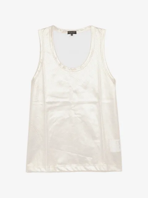 Comme des Garçons Homme Plus metallic mesh vest