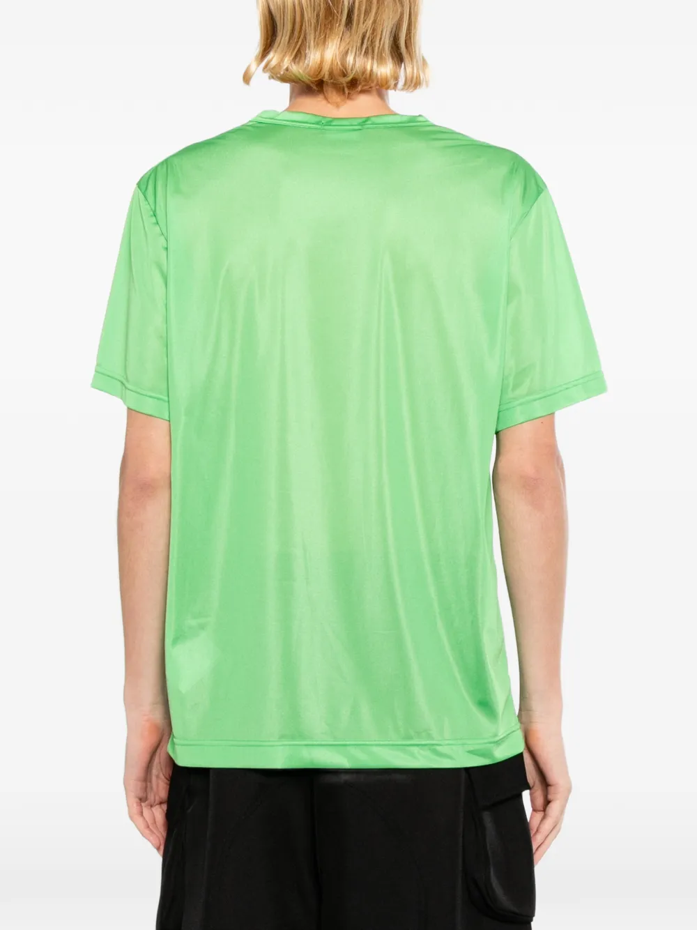 Comme des Garçons Homme Plus Doorzichtig T-shirt Groen