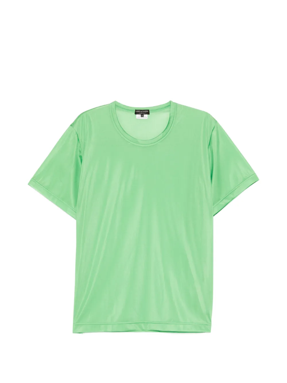 Comme des Garçons Homme Plus sheer short-sleeve T-shirt - Verde