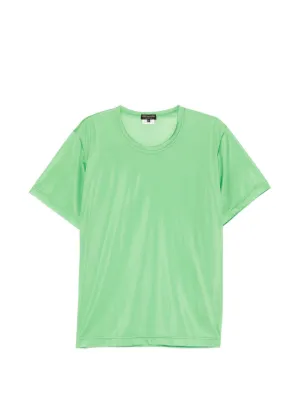 Comme Des Garçons Homme Plus シアーパネル Tシャツ | ブルー