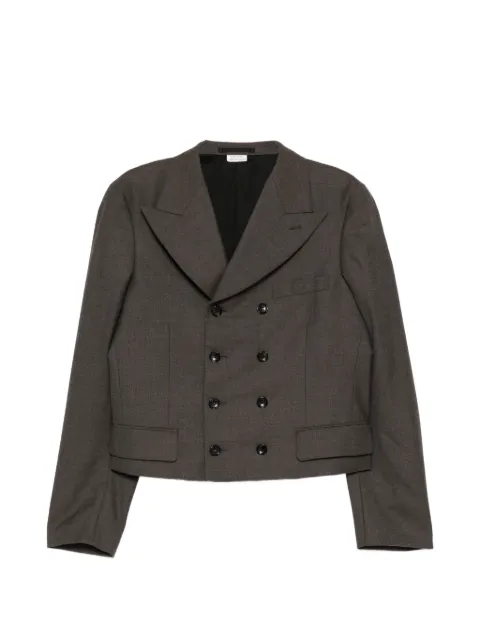 Comme des Garçons Homme Plus cropped dobbeltradet jakke