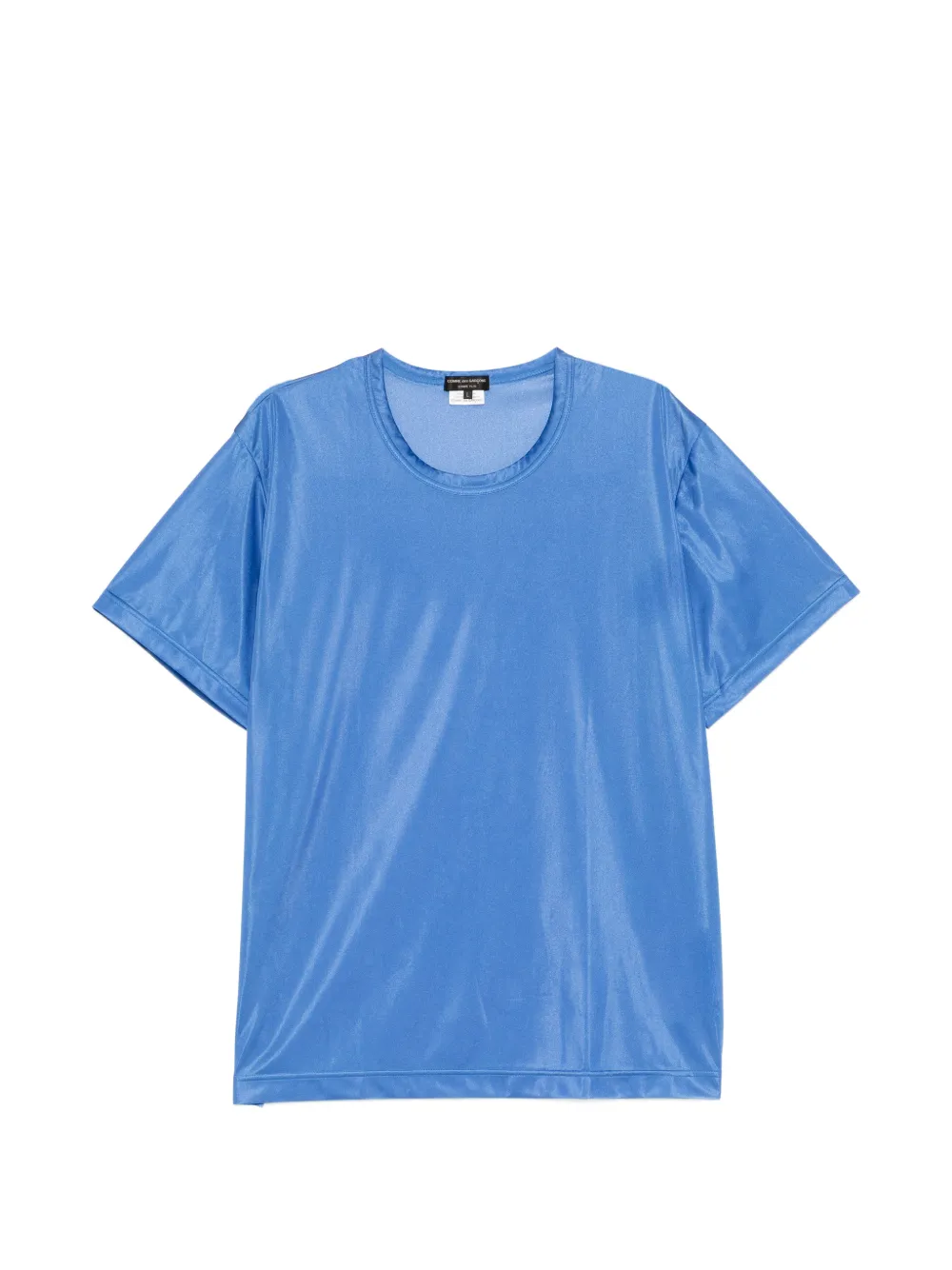 Comme des Garçons Homme Plus sheer panelled T-shirt - Blu