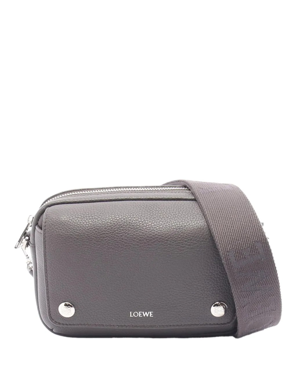 Loewe Pre-Owned 2010-2026 Small Pebble Messenger Bag crossbody bag - Grigio
