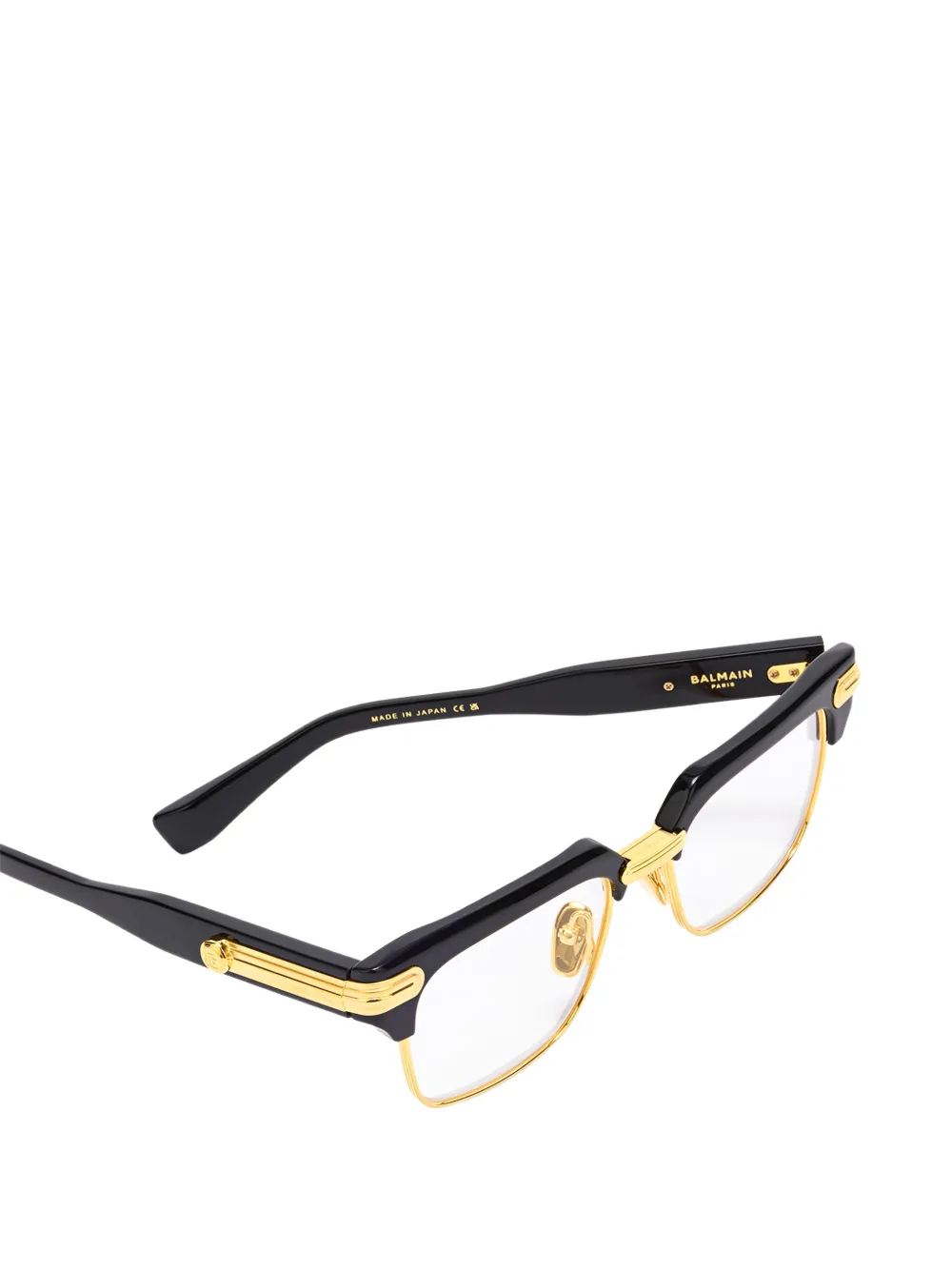 Balmain Eyewear Bril met vierkant montuur Zwart