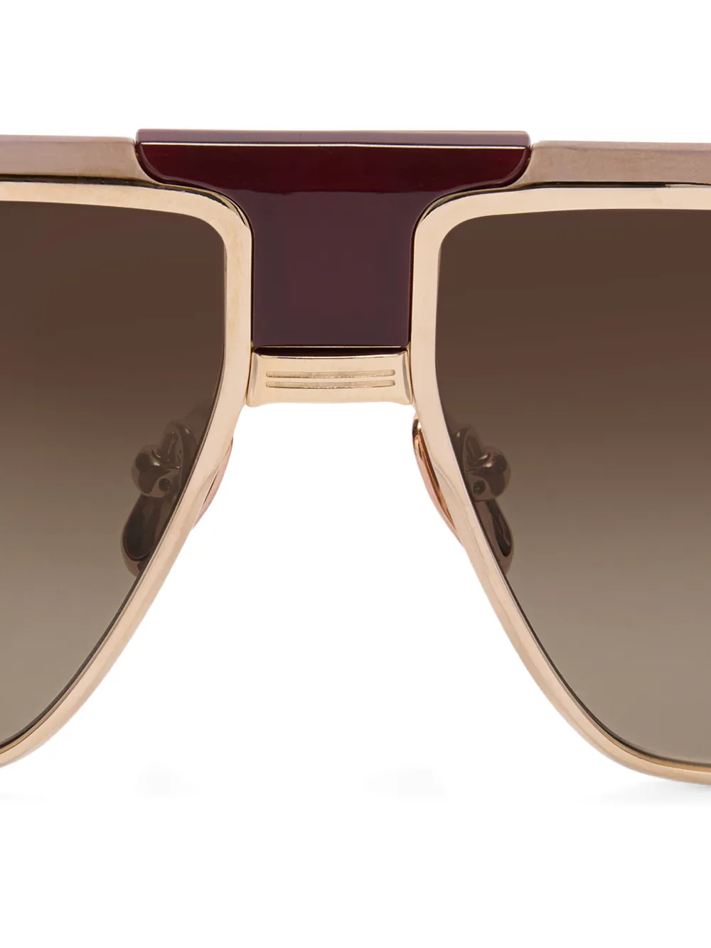 Balmain Eyewear Idol zonnebril met geometrisch montuur Goud