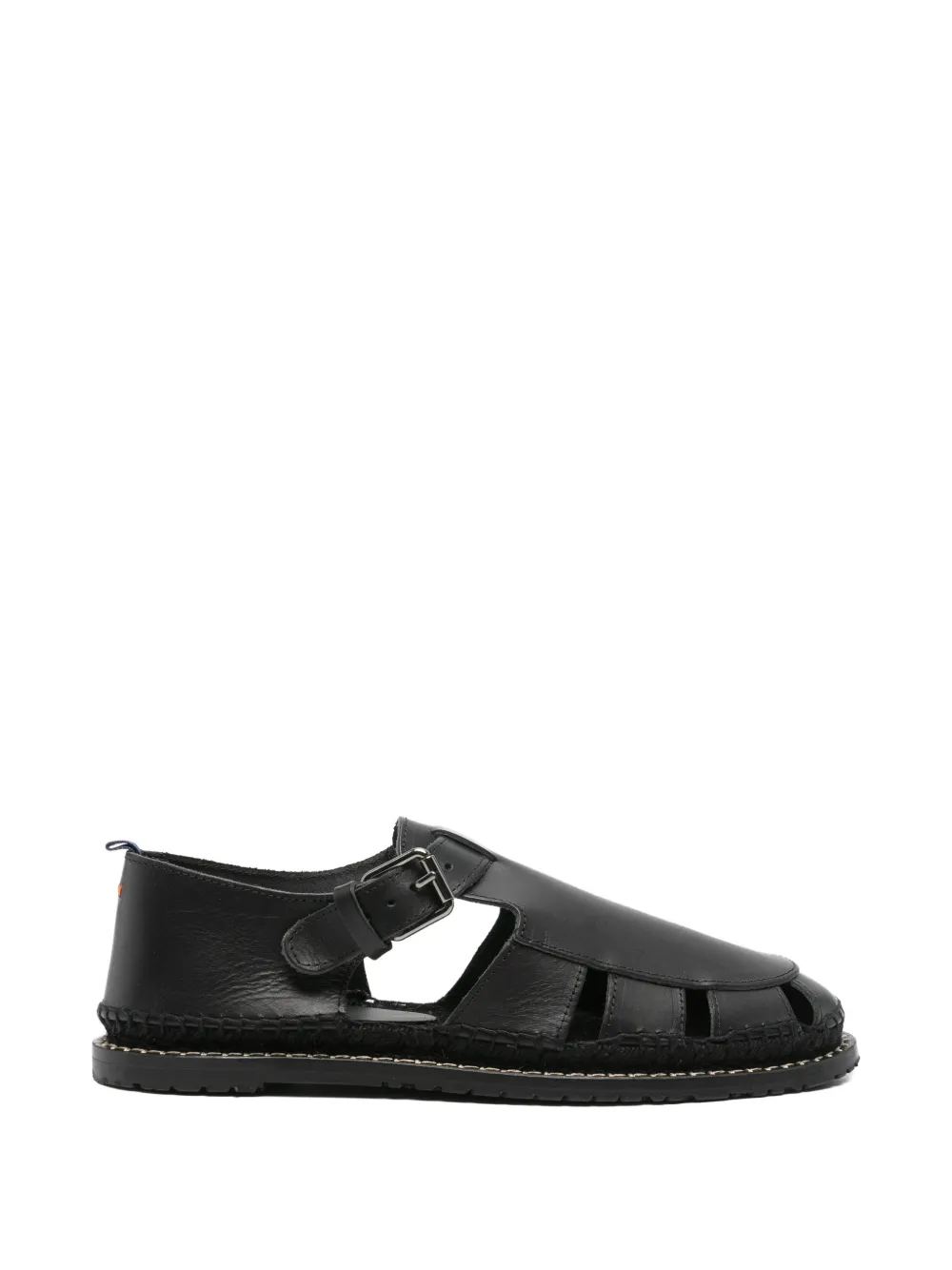 Castañer buckle-fastening leather sandals - Nero