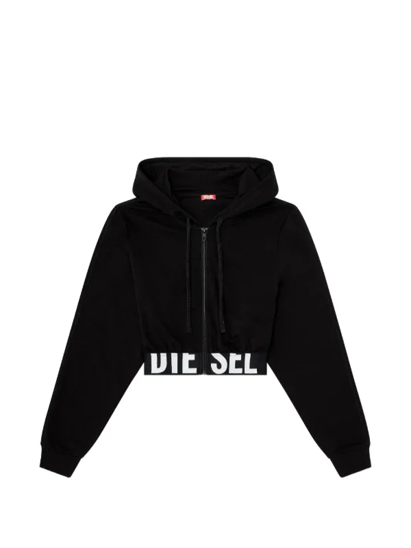 Diesel クロップド パーカー | ブラック | FARFETCH JP