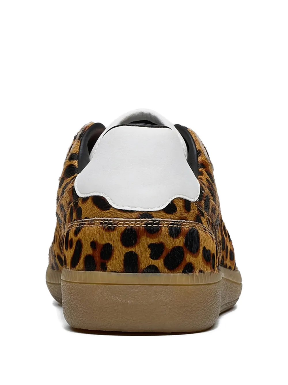 Hide&Jack Shaggy leopard-print sneakers Beige