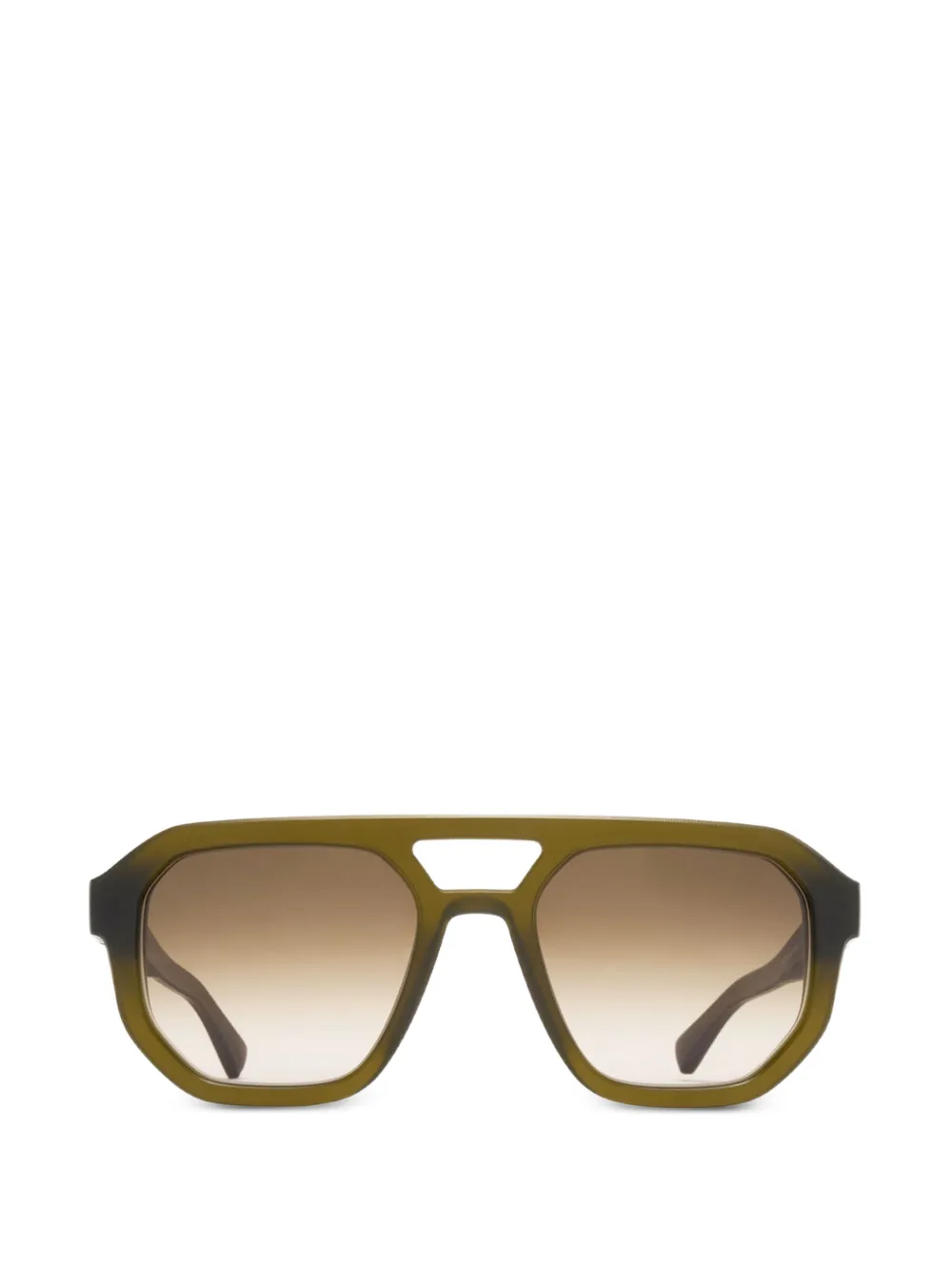 Mykita Occhiali da sole Amare geometrici - Verde