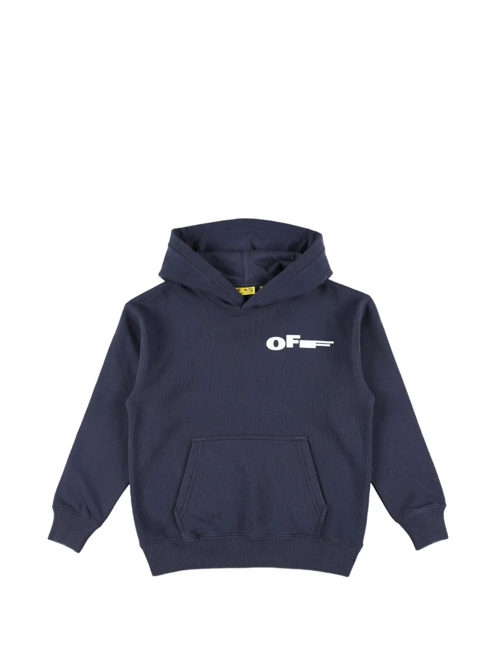 Off-White Kids logo-print hoodie - Blu