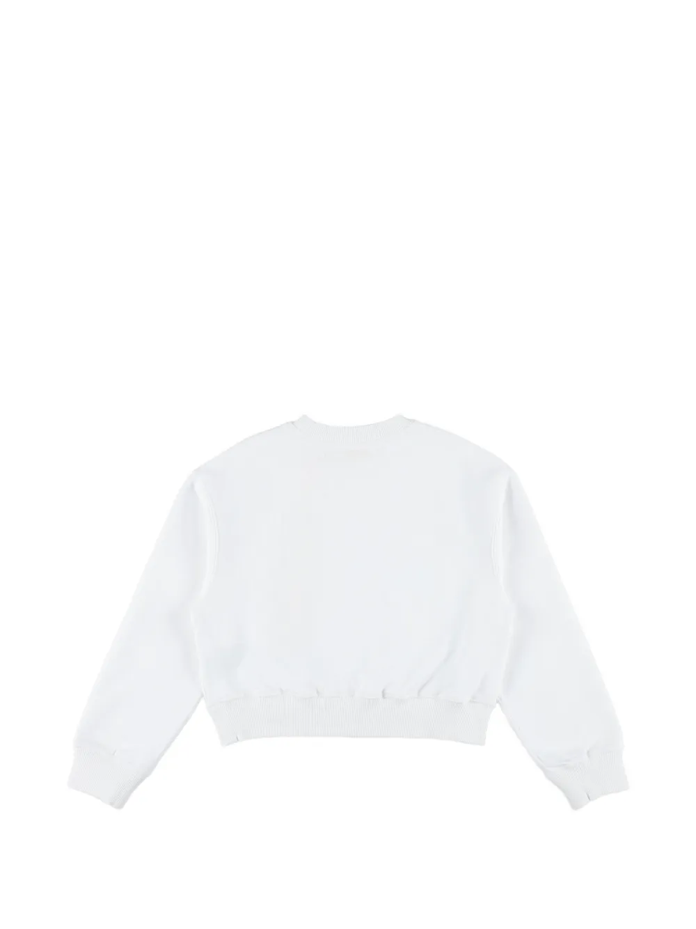  Off-white Kids Pull Crop à Logo - Blanc 