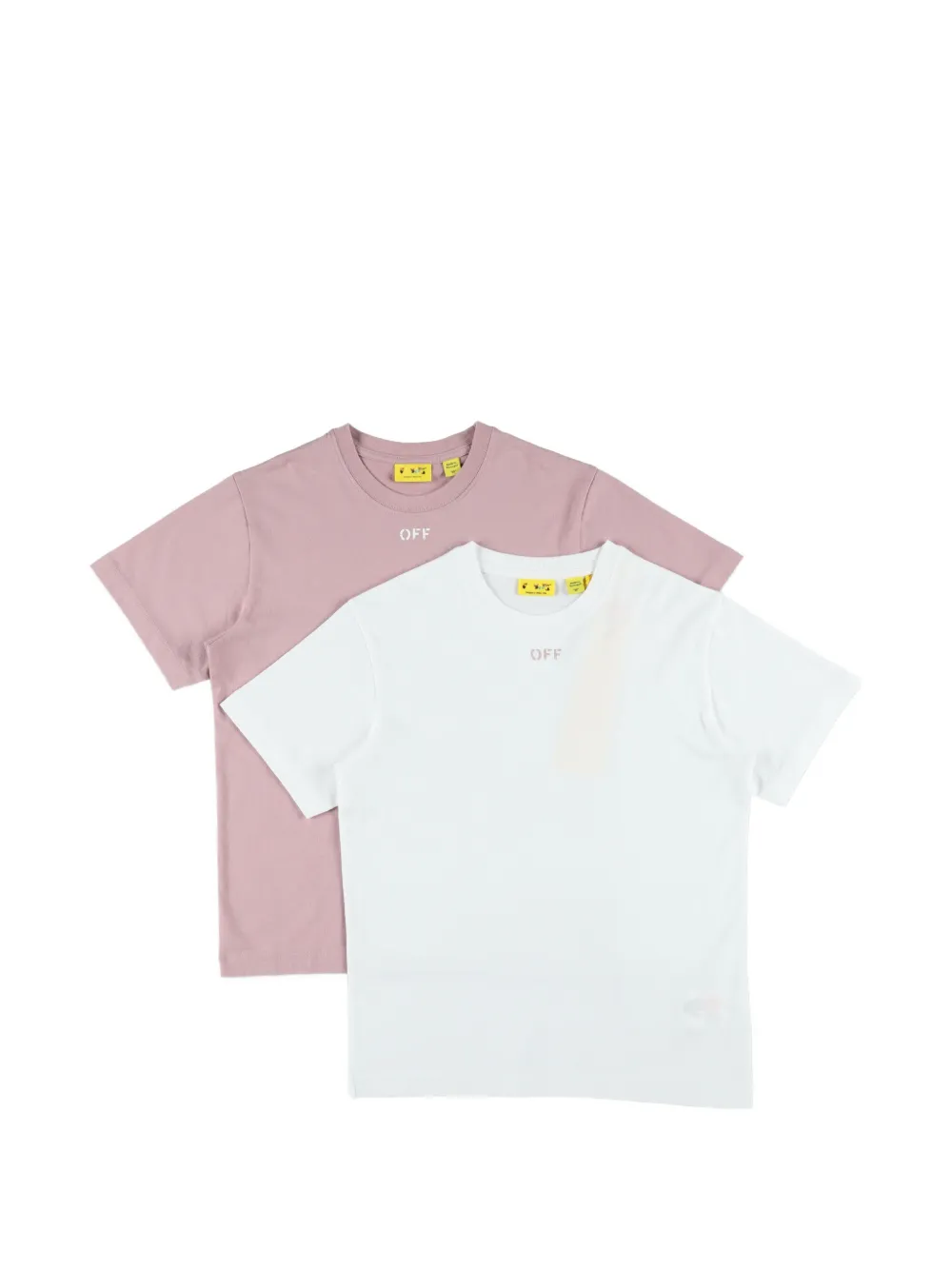 Off-White Kids Arrows-print pack T-shirts - Bianco