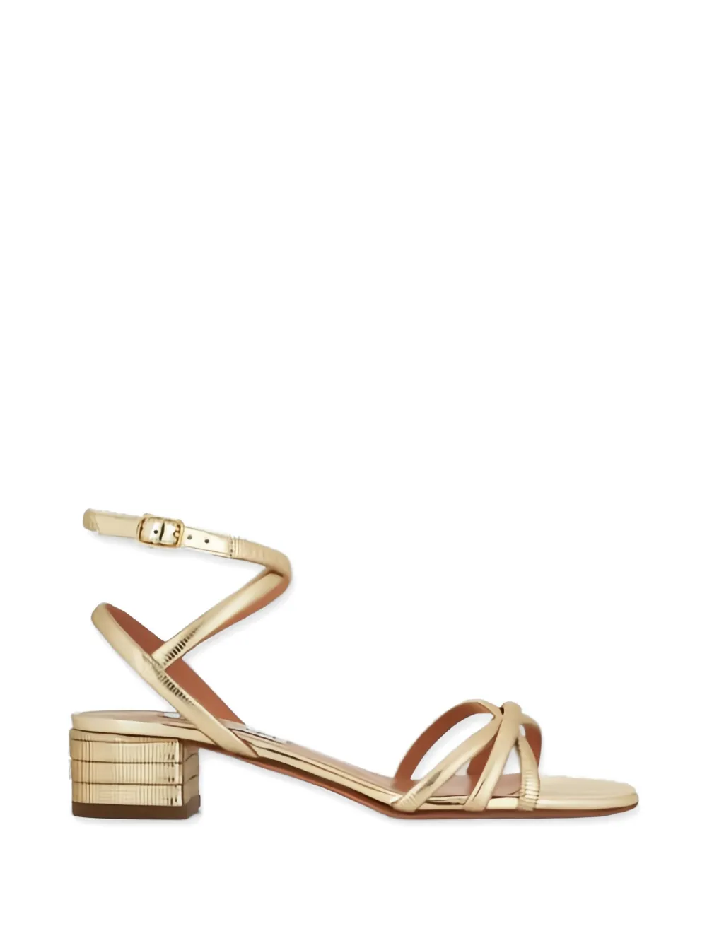 Aquazzura strappy buckle-fastening sandals - Oro