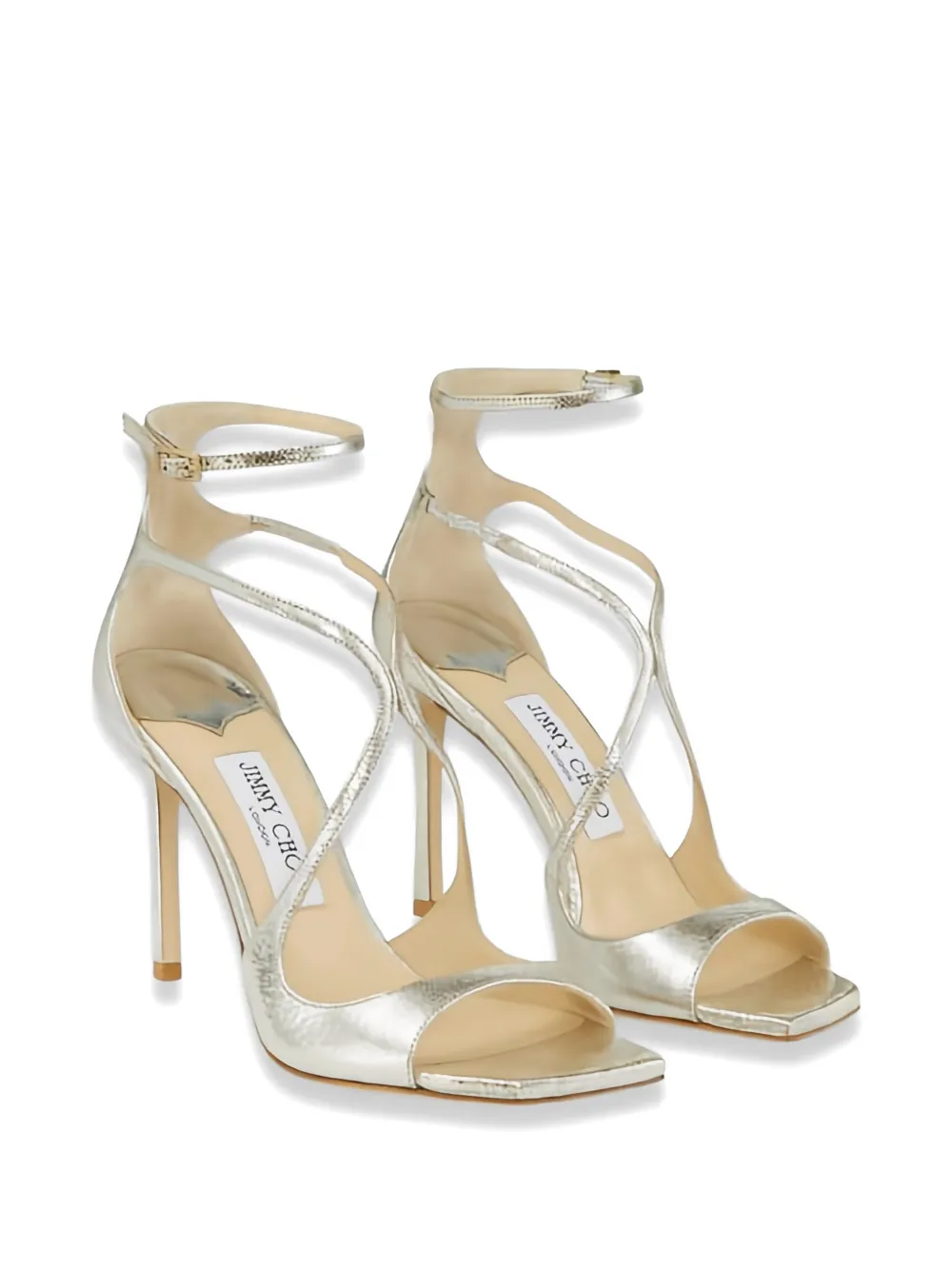 Jimmy Choo Azia sandalen met bandjes Goud