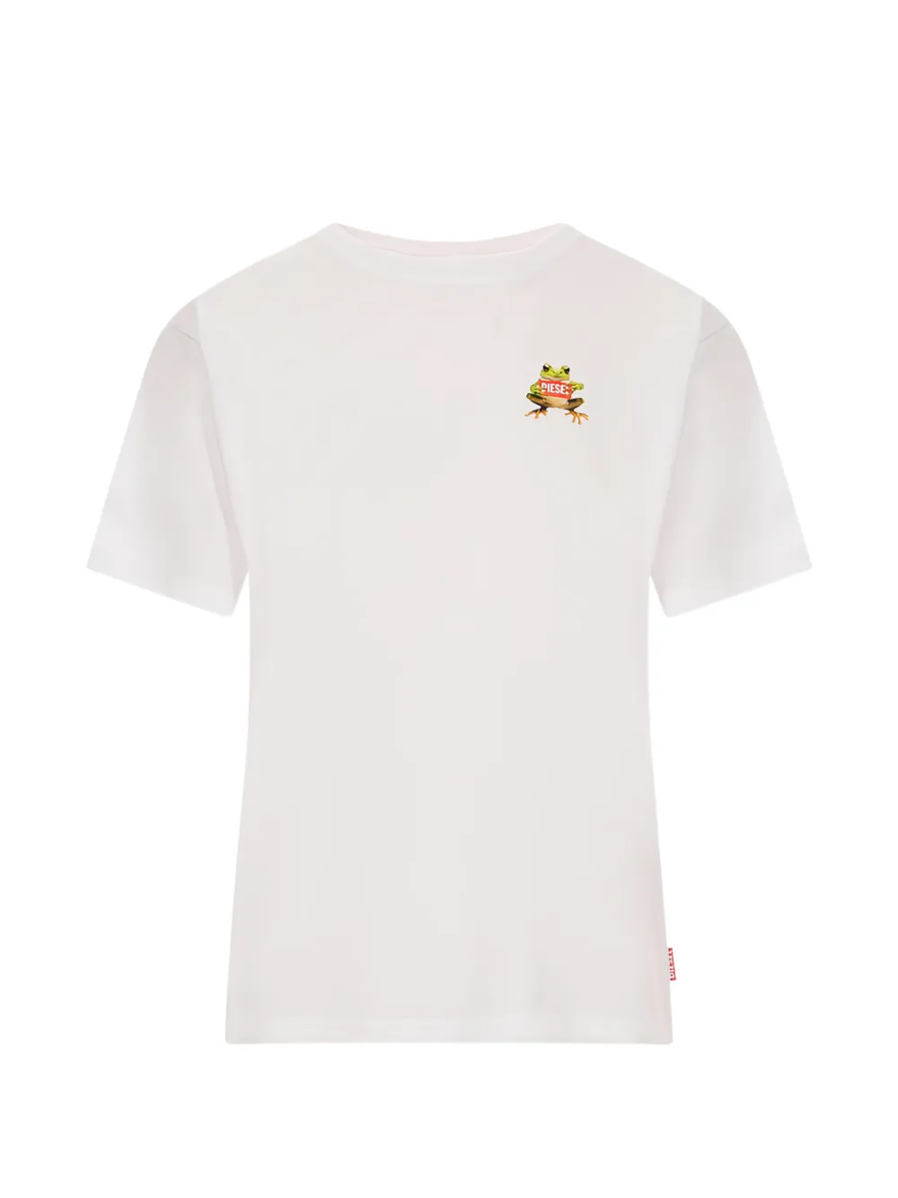 Diesel frog-print T-shirt - Weiß