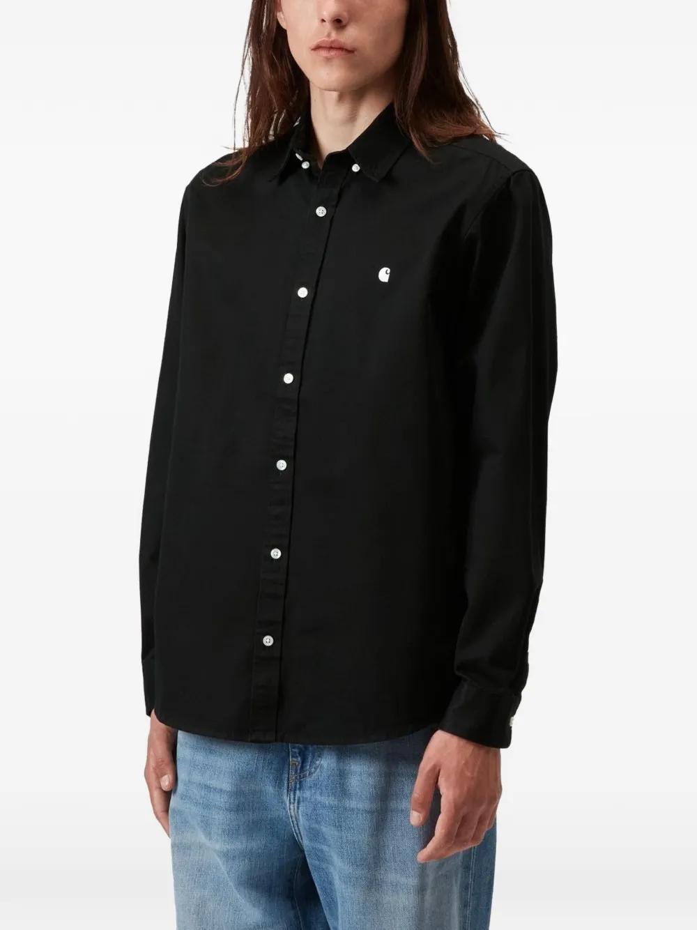 Carhartt WIP L S Madison overhemd Groen