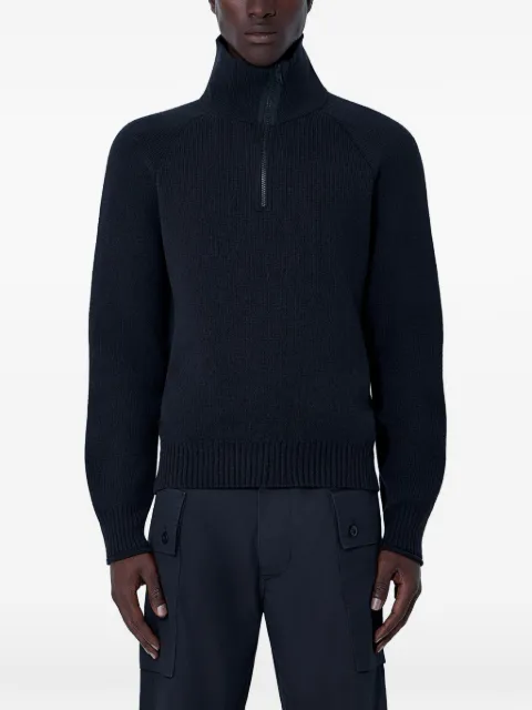 Margaret Howell high-neck quarter-zip sweater