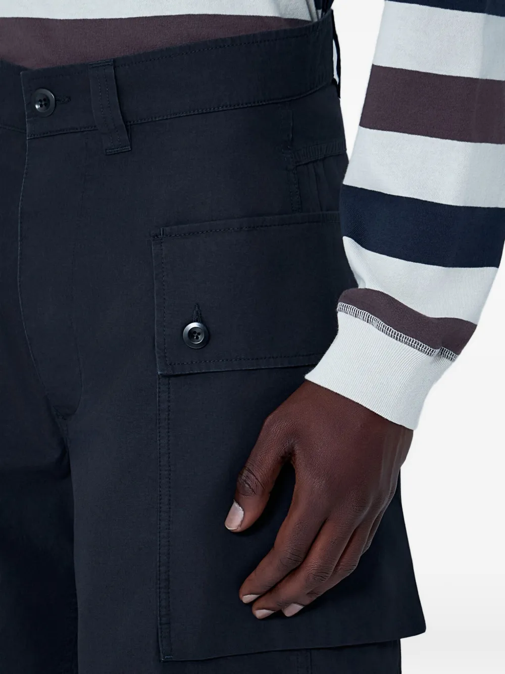 Margaret Howell Cargo shorts Zwart