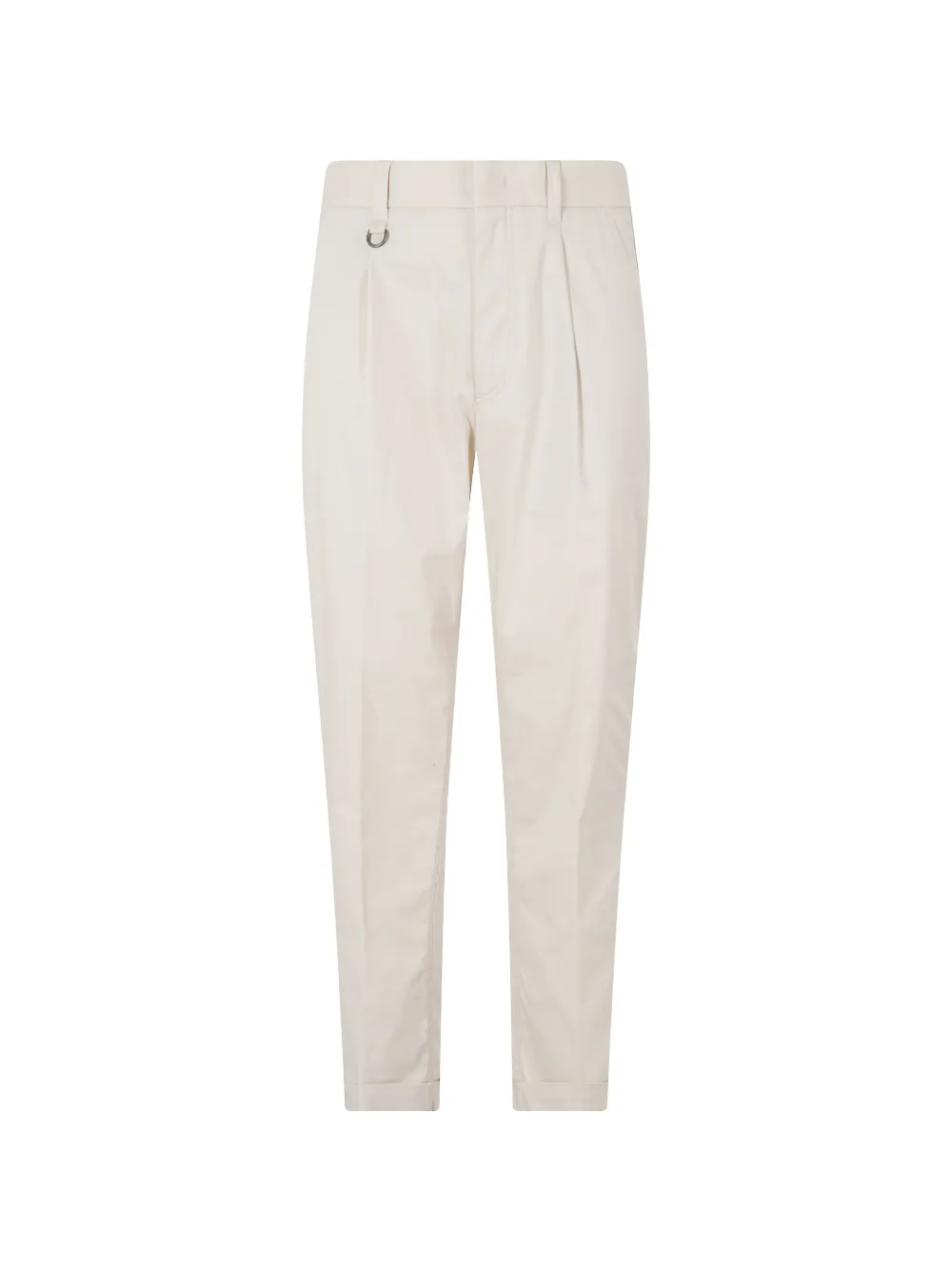 Paolo Pecora pleated-detail turn-up trousers - Toni neutri