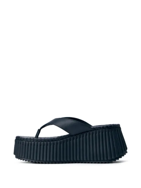 Chloé platform ridged-sole sandals