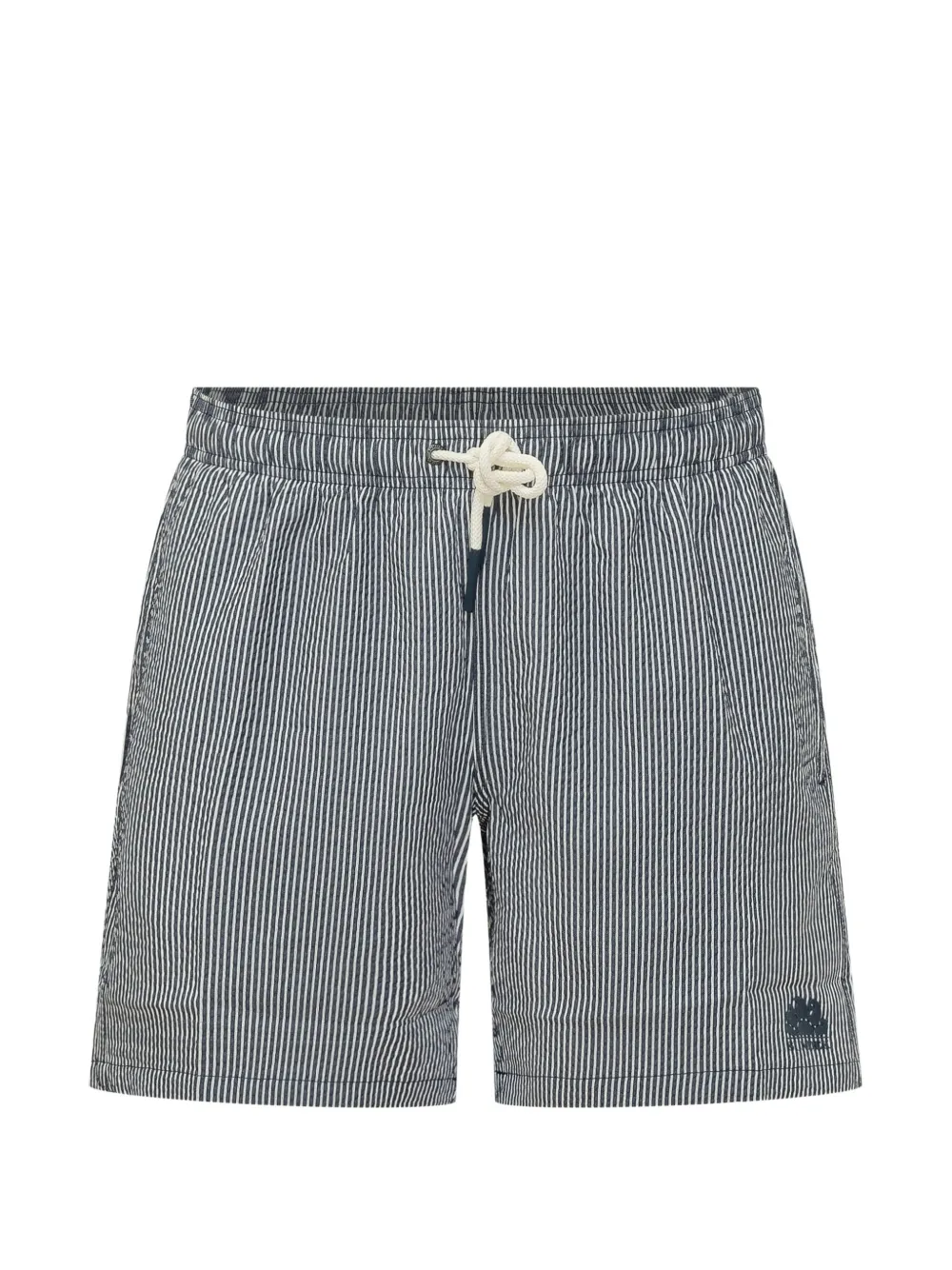 Sundek striped seersucker shorts - Blu