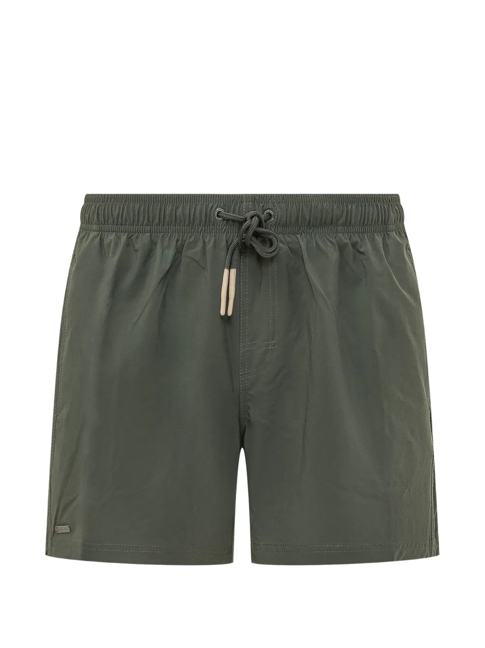 Sundek logo-patch drawstring swim shorts - Verde
