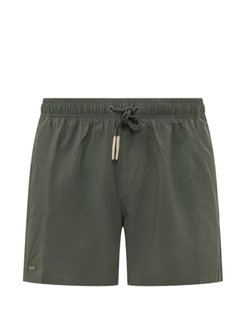 Sundek logo-patch drawstring swim shorts