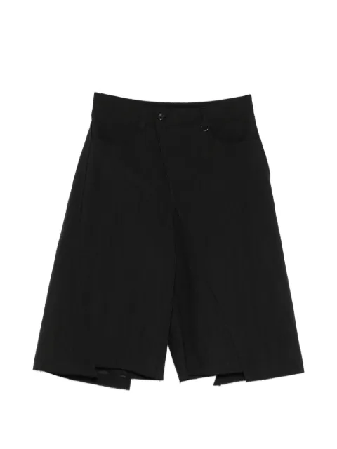 SONGZIO raw-edge panelled shorts