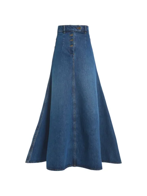 A.W.A.K.E. Mode cut-out flared skirt