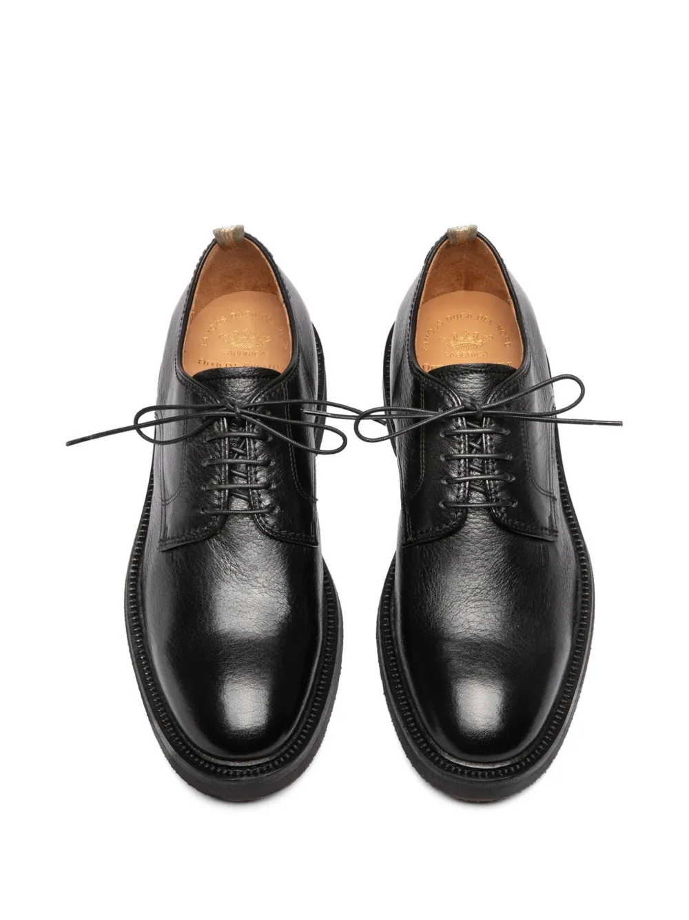 Officine Creative Hopkins leather derby shoes Zwart