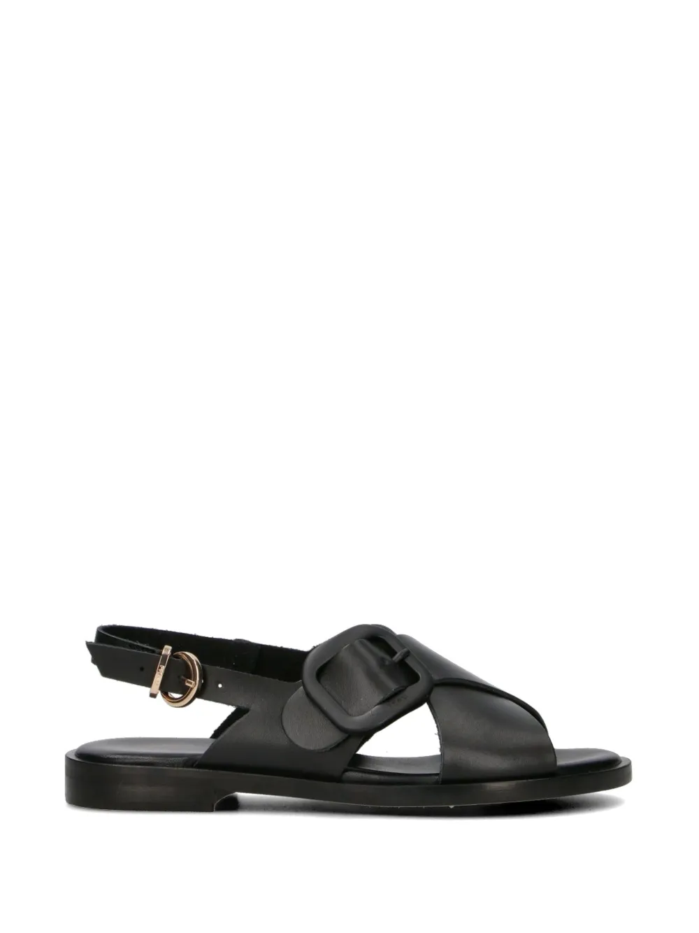 FRAU crossover-strap buckle-detail sandals Zwart