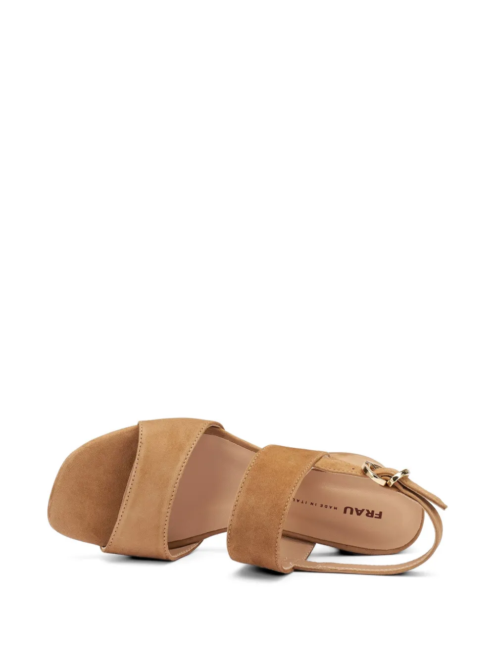 FRAU block-heel suede sandals Beige
