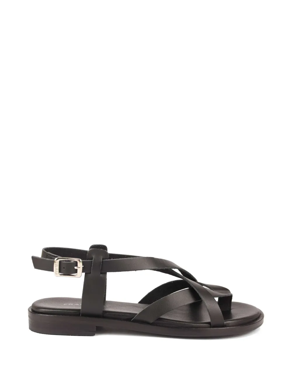 FRAU leather thong sandals Zwart