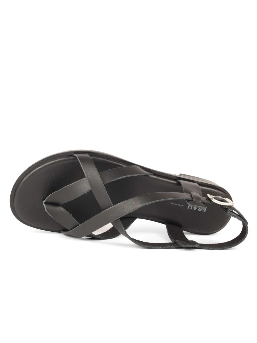 FRAU leather thong sandals Zwart