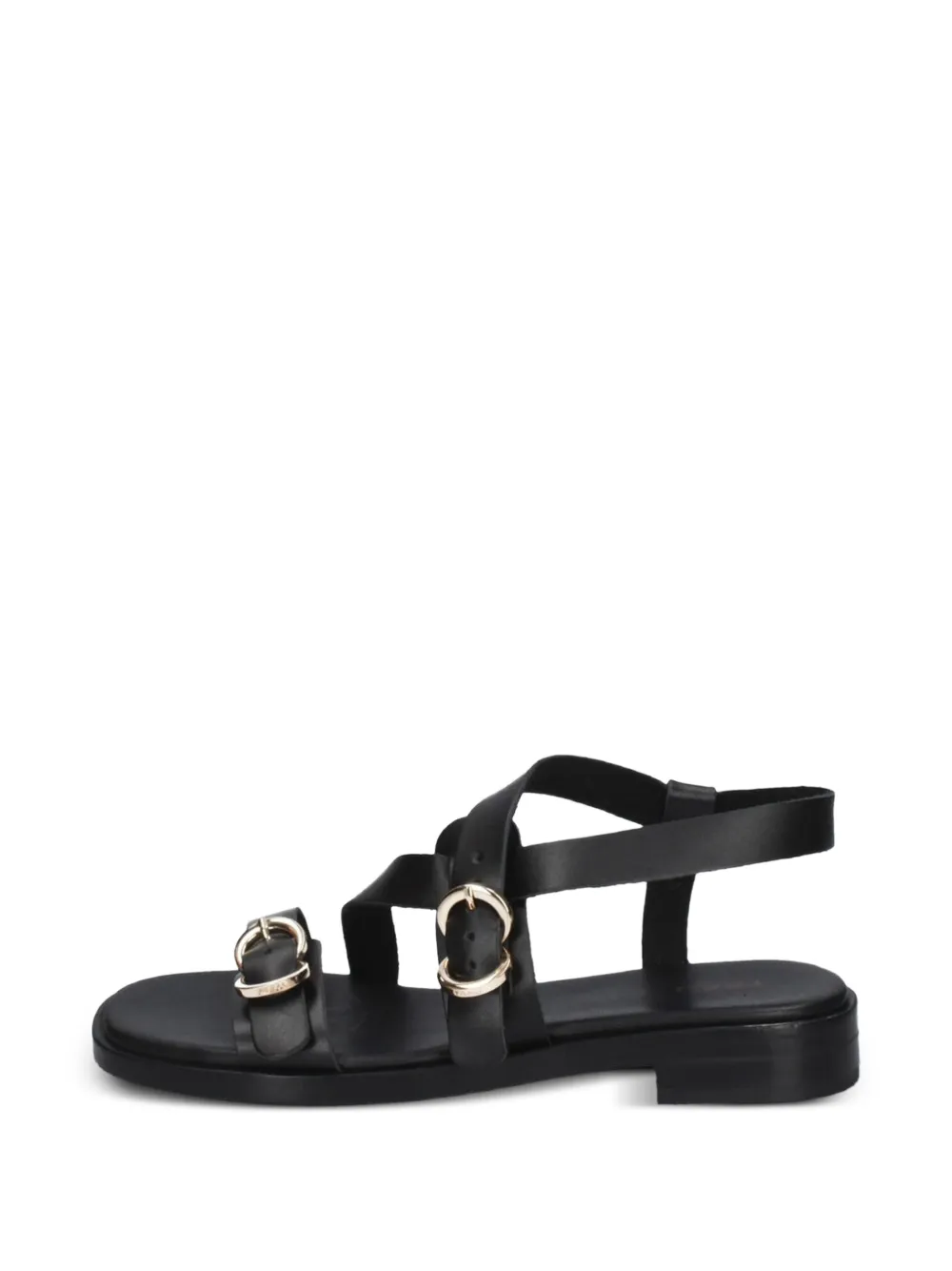FRAU multi-strap leather sandals Zwart