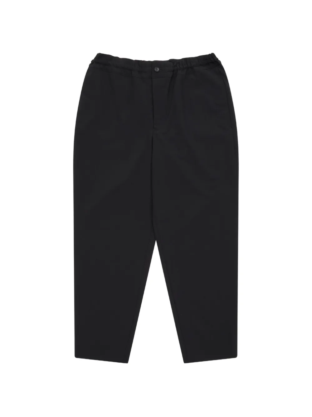 Comme Des Garçons Black elasticated-waistband tapered trousers - Nero