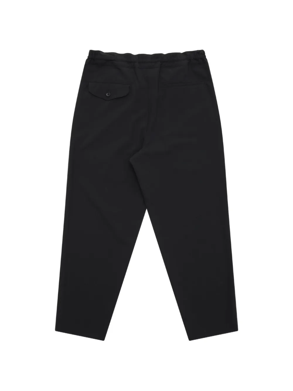 Black Comme Des Garçons Pantalon met elastische tailleband Zwart