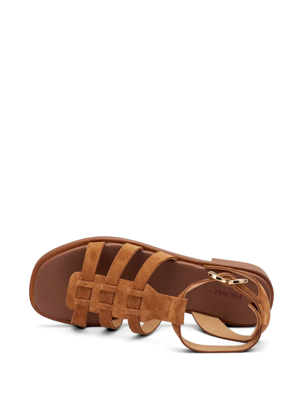 FRAU suede cage sandals Bruin