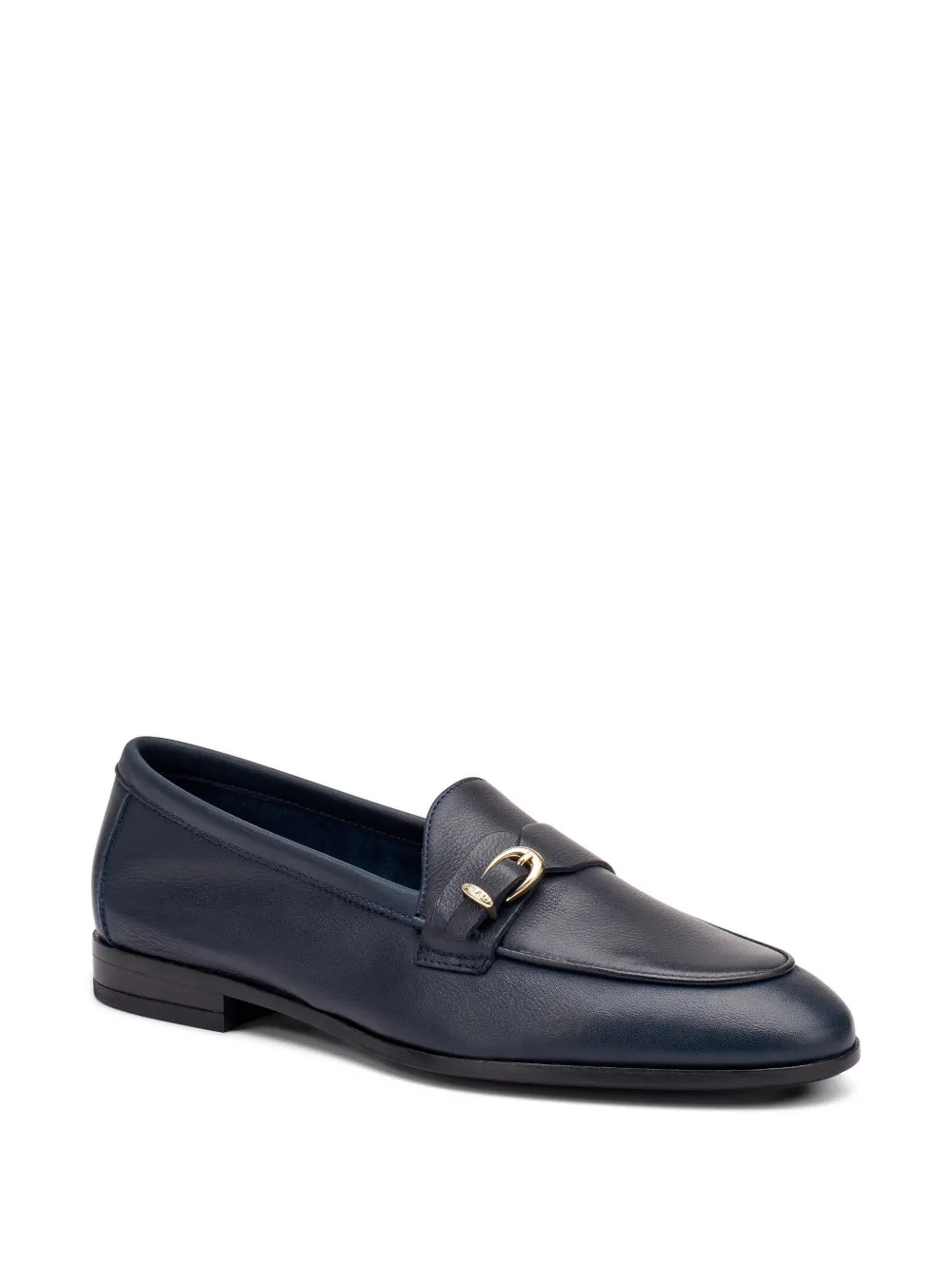 FRAU buckle-detail leather loafers Blauw