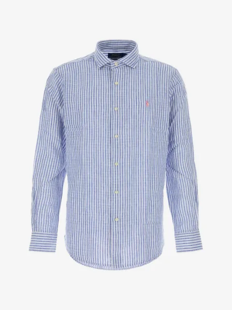 Polo Ralph Lauren chemise en seersucker à rayures