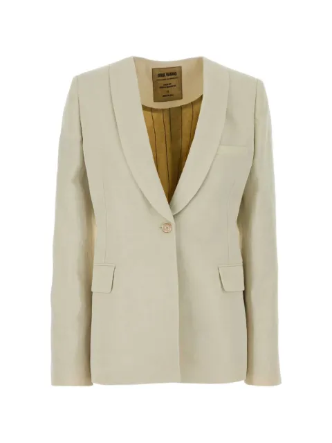 Uma Wang Kiran shawl-lapel blazer