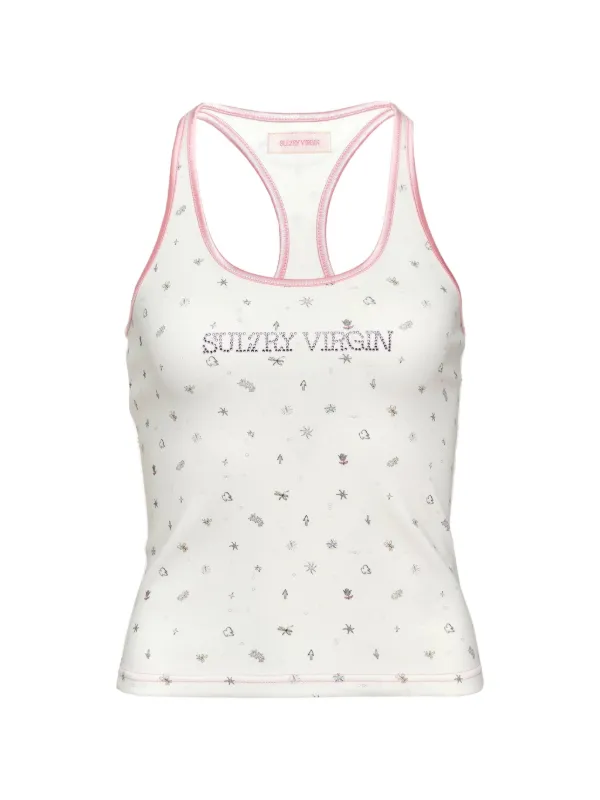 Monogram-print Top