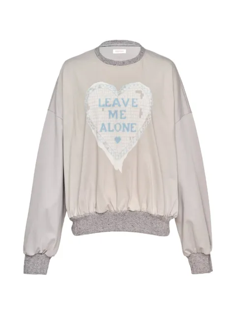 SULTRY VIRGIN heart-print sweatshirt