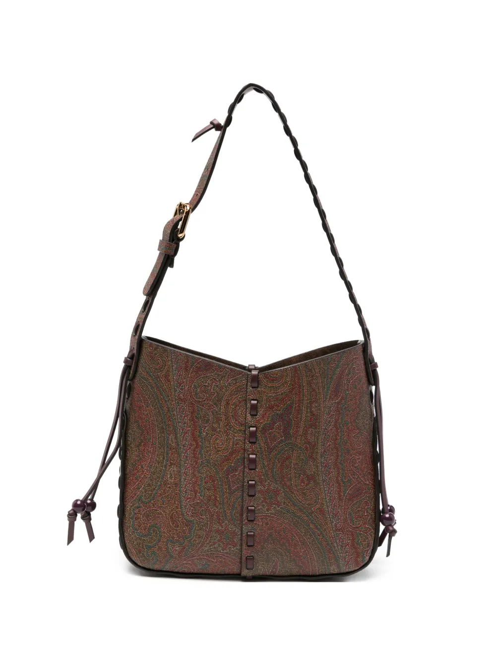 Etro Pre-Owned Paisley Volcano shoulder bag - Brown