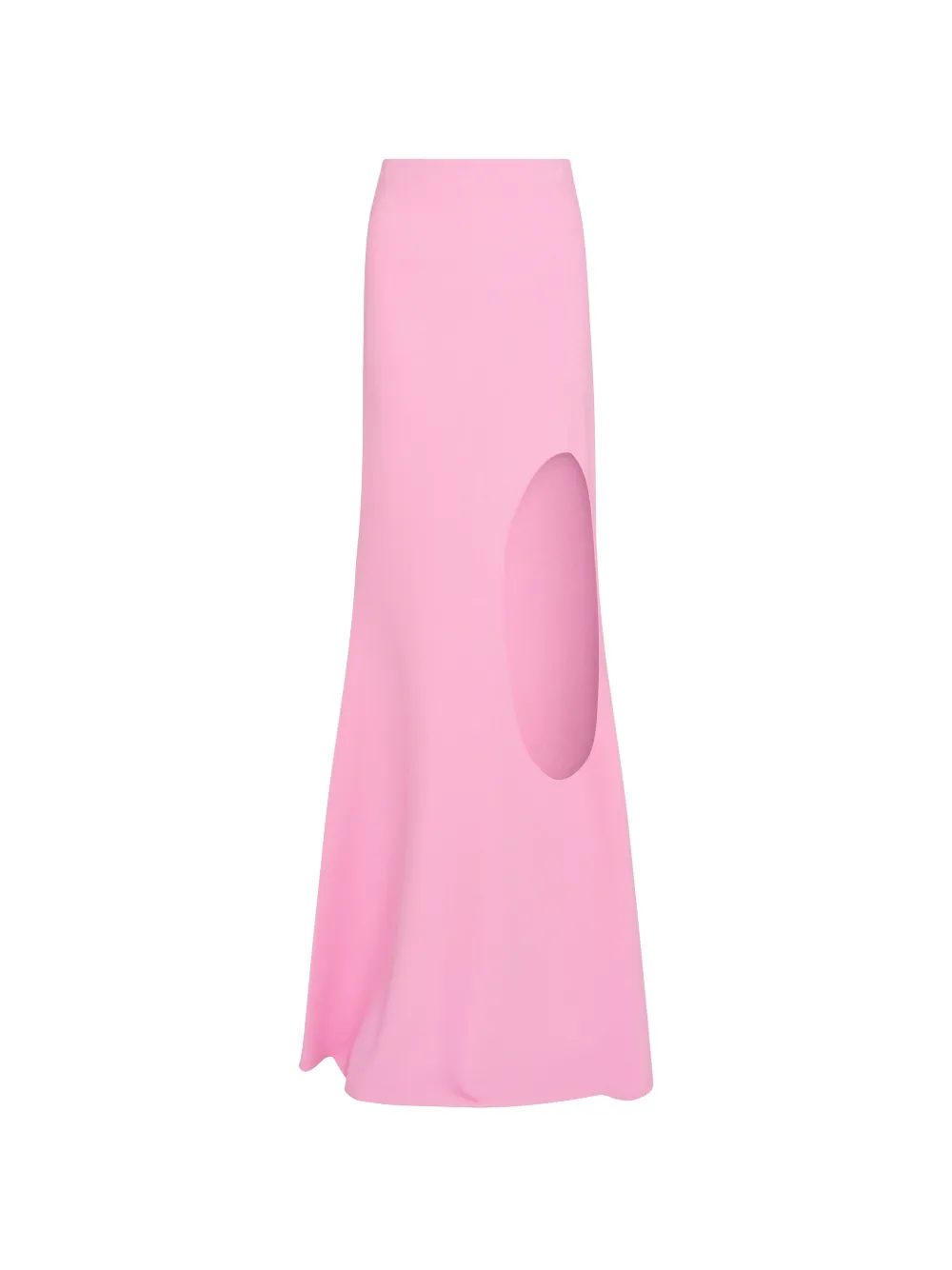A.W.A.K.E. Mode cut-out flared maxi skirt - Rosa
