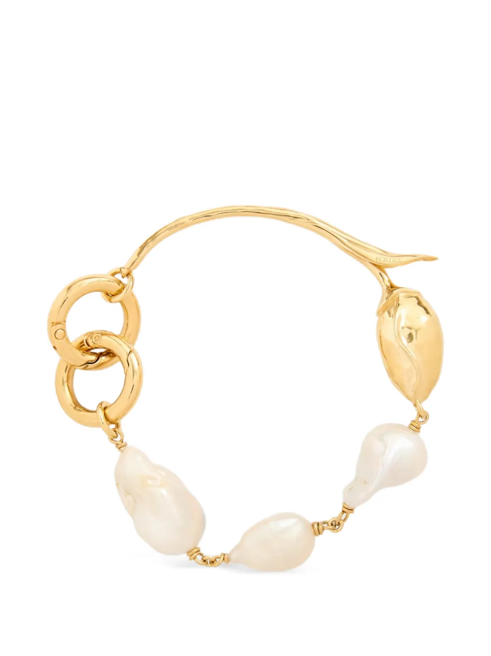 ERDEM Bloom pearl bracelet - Oro