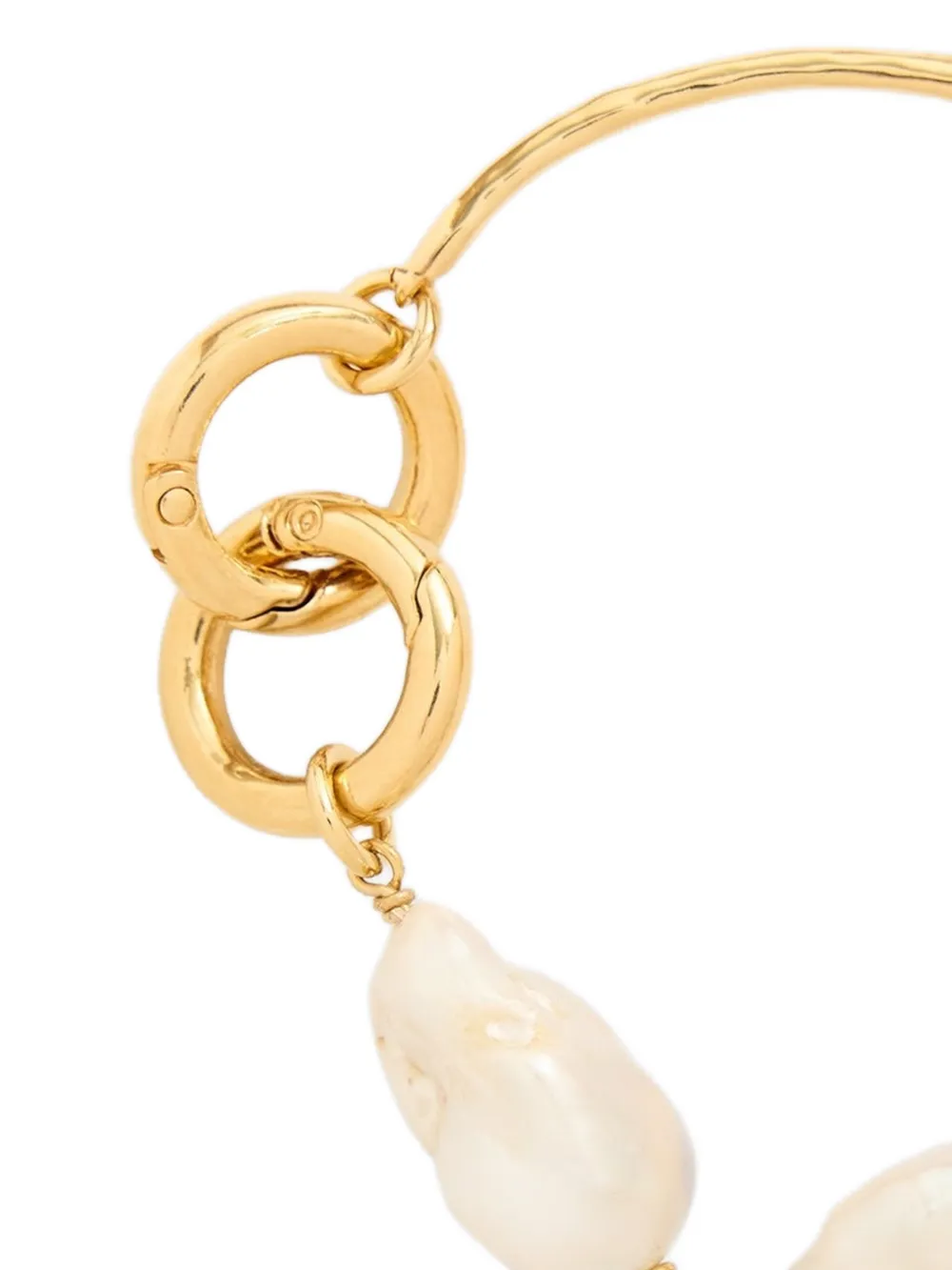ERDEM Bloom Pearl Bracelet in Gold, view 2
